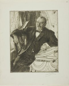 Grover Cleveland II alkotó: Anders Leonard Zorn