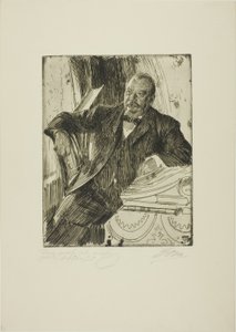Grover Cleveland II alkotó: Anders Leonard Zorn
