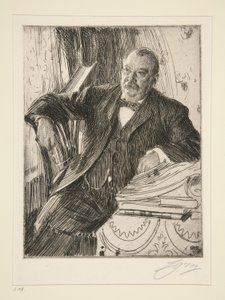 Grover Cleveland II alkotó: Anders Leonard Zorn