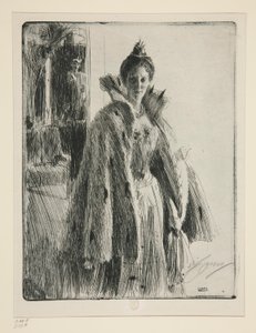 H.R.H. Ingeborg svéd hercegnő II alkotó: Anders Leonard Zorn