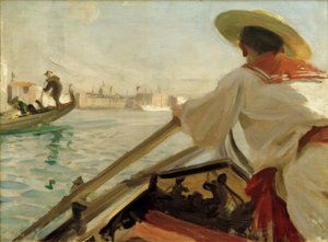 I min gondol alkotó: Anders Leonard Zorn