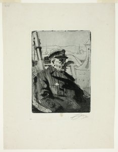 II. Oscar király (második lemez) alkotó: Anders Leonard Zorn