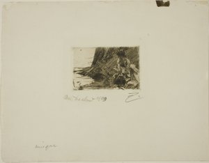"La Petite Baigneuse" - A kis fürdőző alkotó: Anders Leonard Zorn