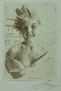 Nevető modell I alkotó: Anders Leonard Zorn