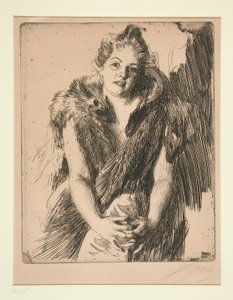 Maja Von Heijne (Monc Ljunglor) alkotó: Anders Leonard Zorn