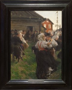 Szentivánéji tánc alkotó: Anders Zorn