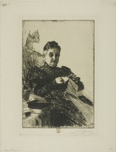 Mme Lamm II alkotó: Anders Leonard Zorn