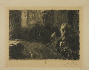 Fürstenberg úr és asszony alkotó: Anders Leonard Zorn