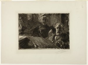 Fürstenberg úr és asszony alkotó: Anders Leonard Zorn