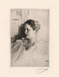 Nagel asszony alkotó: Anders Leonard Zorn