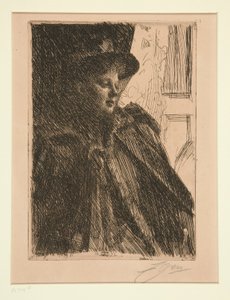 Olga Bratt alkotó: Anders Leonard Zorn