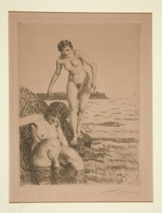 Hemso szigetén alkotó: Anders Leonard Zorn