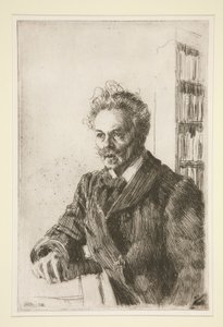 August Strindberg portréja alkotó: Anders Leonard Zorn
