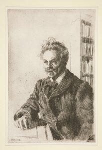 August Strindberg portréja alkotó: Anders Zorn