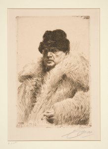 Önarckép 1916 alkotó: Anders Leonard Zorn