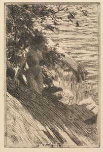 A nagy fürdőző, 1895. alkotó: Anders Leonard Zorn