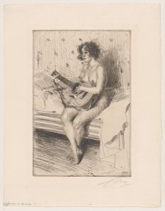A gitáros alkotó: Anders Zorn