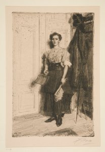 Az új szobalány alkotó: Anders Leonard Zorn