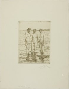 A három grácia alkotó: Anders Leonard Zorn