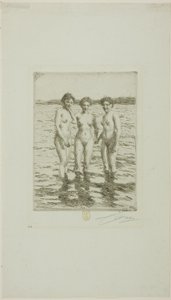 A három grácia alkotó: Anders Leonard Zorn