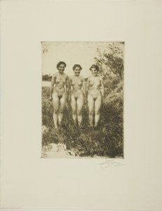 Három nővér alkotó: Anders Leonard Zorn