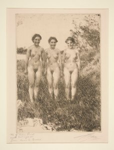 Három nővér alkotó: Anders Leonard Zorn