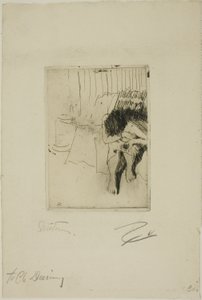 Fáradt modell alkotó: Anders Leonard Zorn