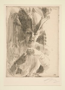 Egy gyűrű (Wentzel Hagelslam asszony) alkotó: Anders Leonard Zorn