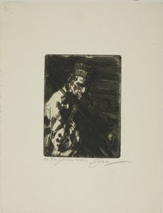 Falusi hegedűs alkotó: Anders Leonard Zorn