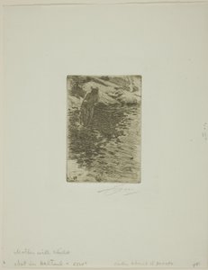 A gyermekével alkotó: Anders Leonard Zorn