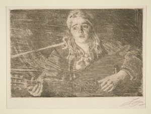 Nő svéd lanttal alkotó: Anders Leonard Zorn