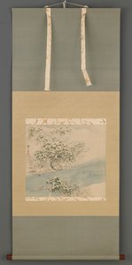Arashiyama in Snow, Edo-korszak, 19. század. alkotó: Ando Hiroshige