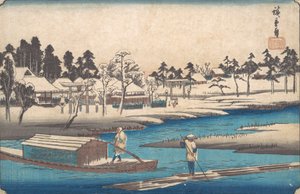 Tiszta idő hó után Massakinál. alkotó: Ando Hiroshige