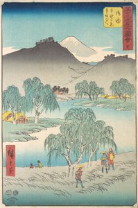 Goyu, 1855. , 1855. alkotó: Ando Hiroshige