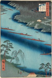 Kawaguchi, 1857., 1857. alkotó: Ando Hiroshige
