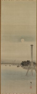 Éjszakai jelenet a Sumida folyón, 1800-as évek. alkotó: Ando Hiroshige