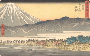 Numazu, pl 1840., kb. 1840. alkotó: Ando Hiroshige