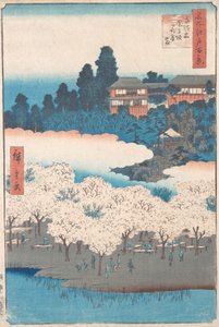 Sendagi Dangozaka, 1856., 1856. alkotó: Ando Hiroshige