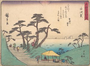 Shirasuka? 1838. , szúnyog. 1838. alkotó: Ando Hiroshige