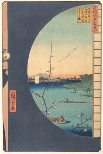 Suzakitól, szerk. , 1857. alkotó: Ando Hiroshige