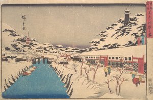 Téli táj, 1846., 1846. alkotó: Ando Hiroshige
