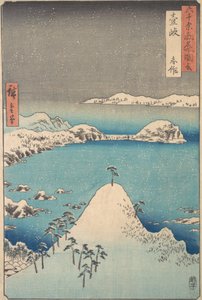 Shimasaku téli képe Iki tartományban, 1856., 1856.