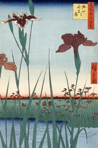 Horikiri s is r Den, Utagawa Hiroshige alkotó: Ando or Utagawa Hiroshige