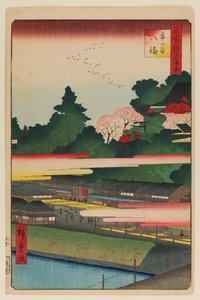 Ichigaya Hachiman szentély alkotó: Ando or Utagawa Hiroshige