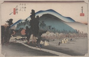 Ishiyakushi templom alkotó: Ando or Utagawa Hiroshige