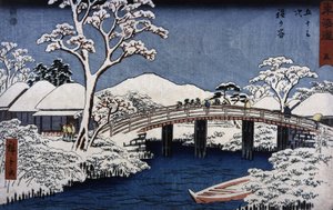 Japán aludj egy ds-köpenyben a Hiroshige teje gerincén (Hiroshige Utagawa) alkotó: Ando or Utagawa Hiroshige