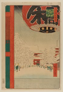 Kinryuzan templom, Asakusa (Asakusa Kinryuzan) alkotó: Ando or Utagawa Hiroshige