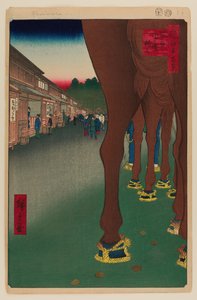 Naito Shinjuku, Yotsuya alkotó: Ando or Utagawa Hiroshige