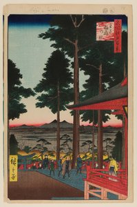 Oji Inari szentély alkotó: Ando or Utagawa Hiroshige