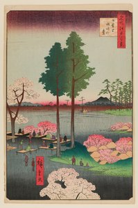 Suwa Bluff, Nippori alkotó: Ando or Utagawa Hiroshige